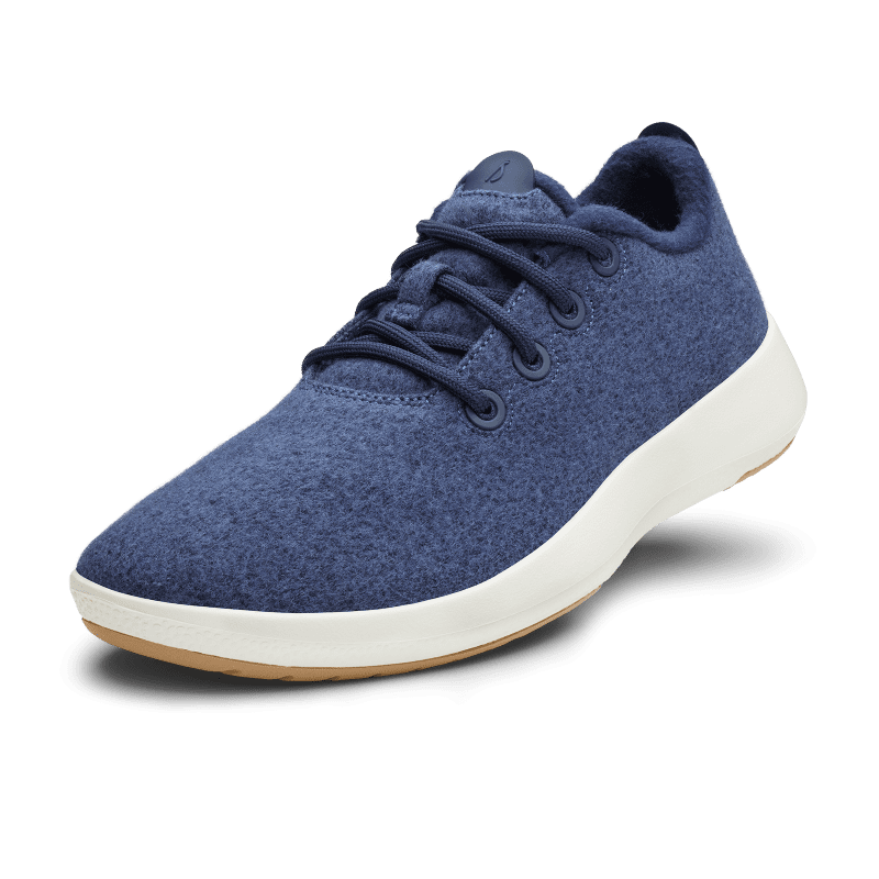 A10101M100 Wool Runner Mizzle 45 Global Mens Wool Hazy Indigo Natural White