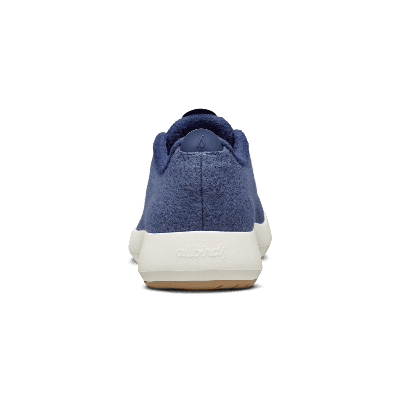 A10101M100 Wool Runner Mizzle Heel Global Mens Wool Hazy Indigo Natural White