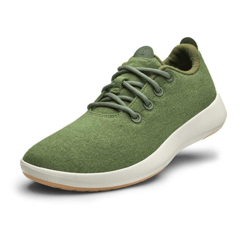 A10117M100 Wool Runner Mizzle 45 Global Wool Thunder Green Natural White