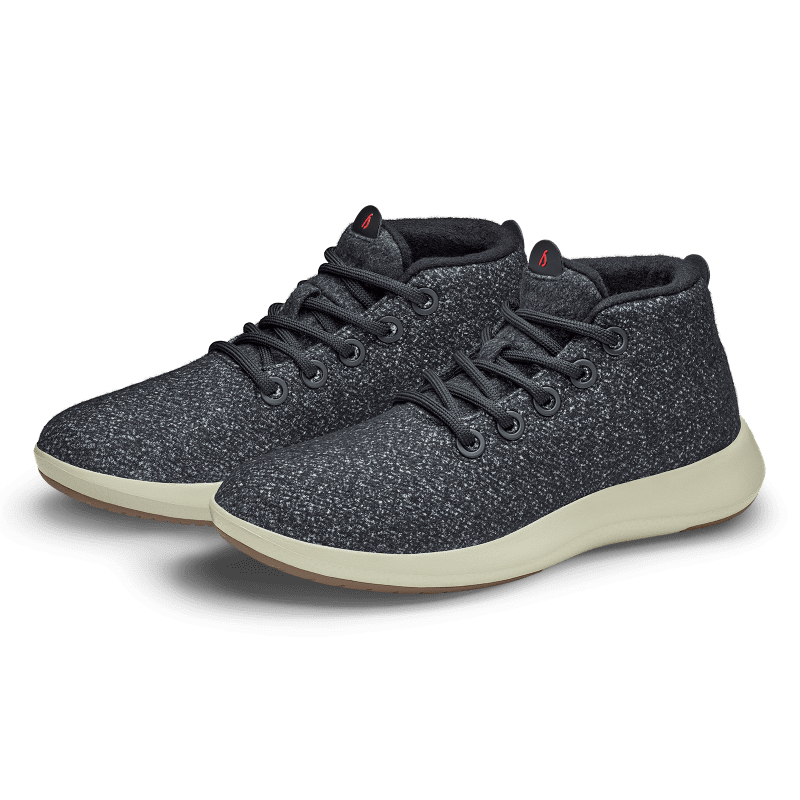 A10458W090 Wool Runner up Pair Global Womens Wool Mizzle Dark Grey Bloom Red Arid Beige