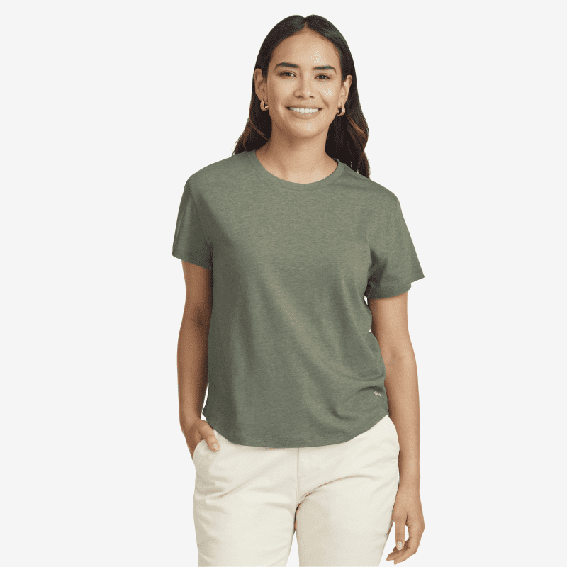 A10835 S24Q1 Anytime Tee Rugged Green A