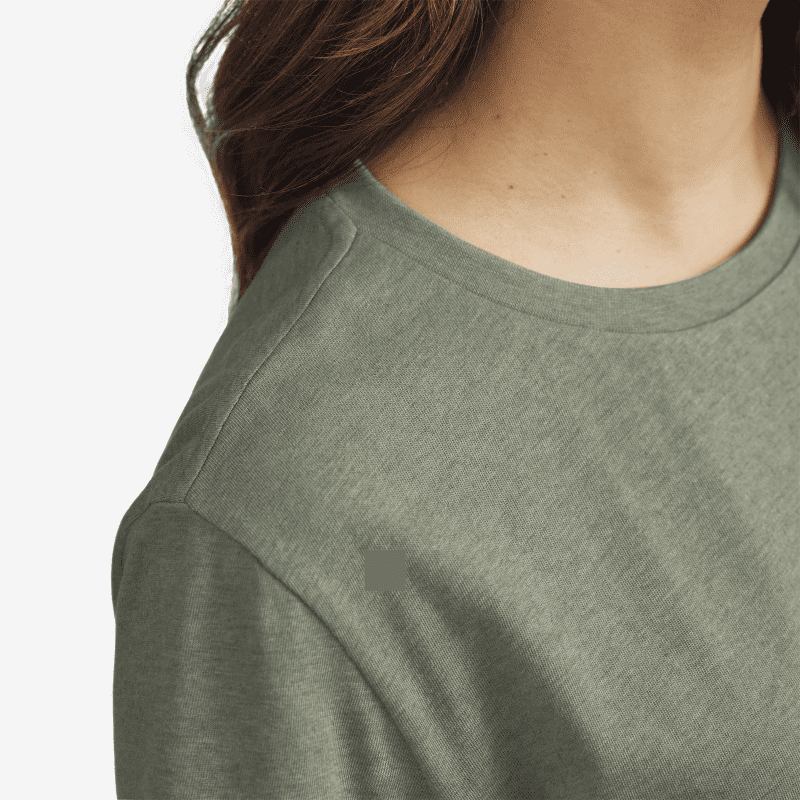 A10835 S24Q1 Anytime Tee Rugged Green B